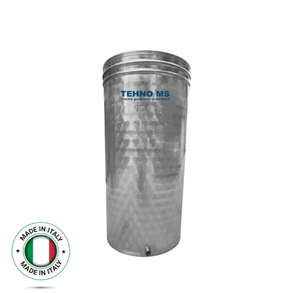 BUTOI DIN INOX ITALIA CU CAPAC FLOTANT BUSONAT 1000L